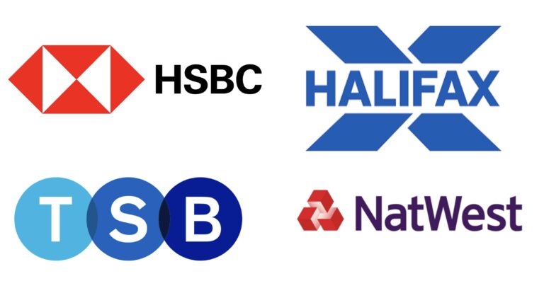 Four High Street Mortgage Lenders Logos